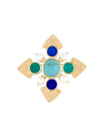 Tagliamonte Pendant Pearl & Venetian Glass 7.5-8.0mm