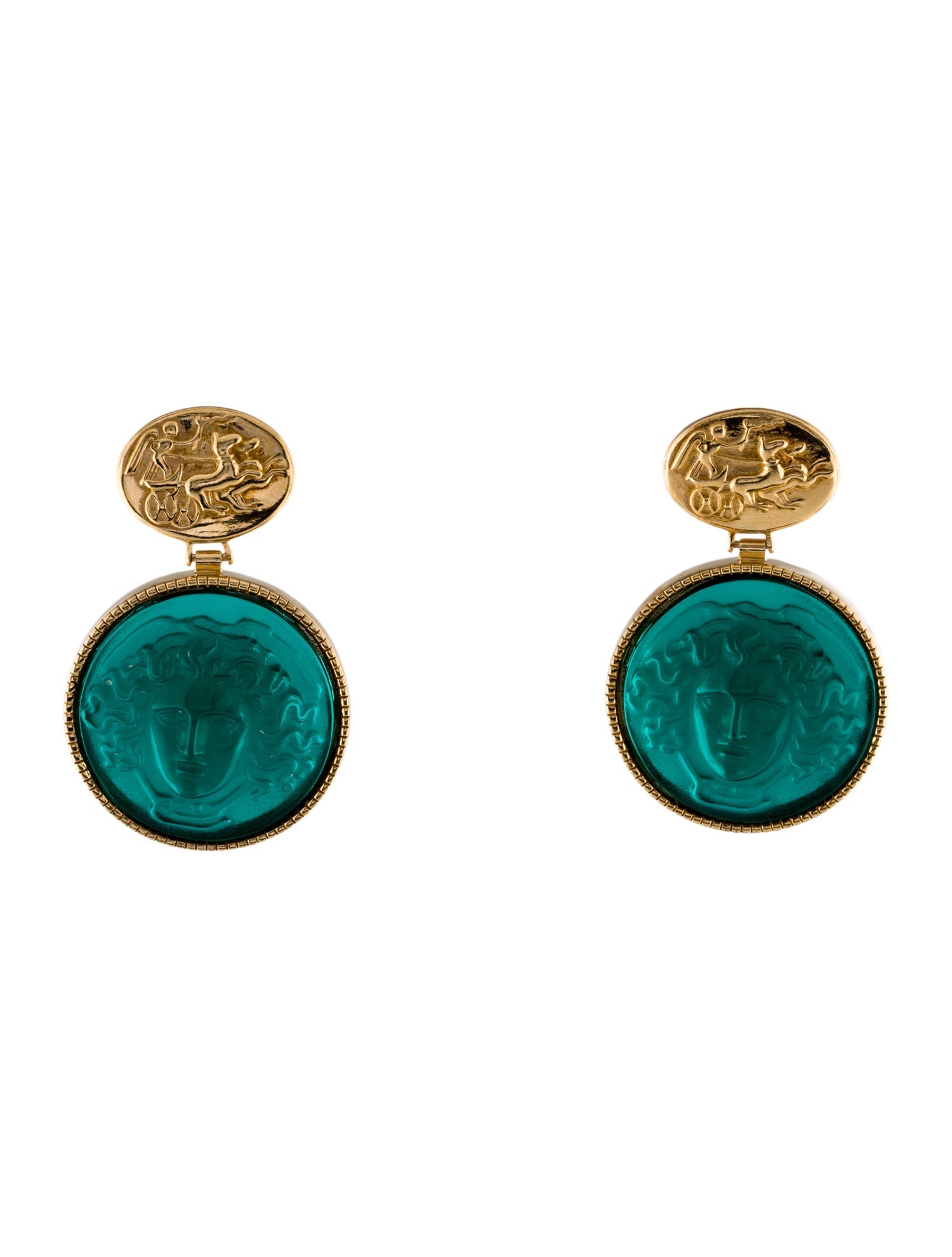 Tagliamonte Venetian Glass Medusa Drop Earrings