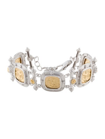 Tagliamonte Link Two-Tone Cameo Bracelet