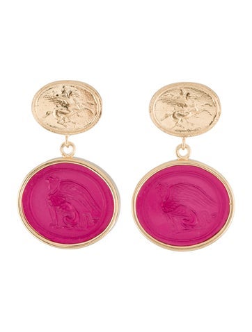 Tagliamonte Drop Chimera Venetian Cameo Earrings