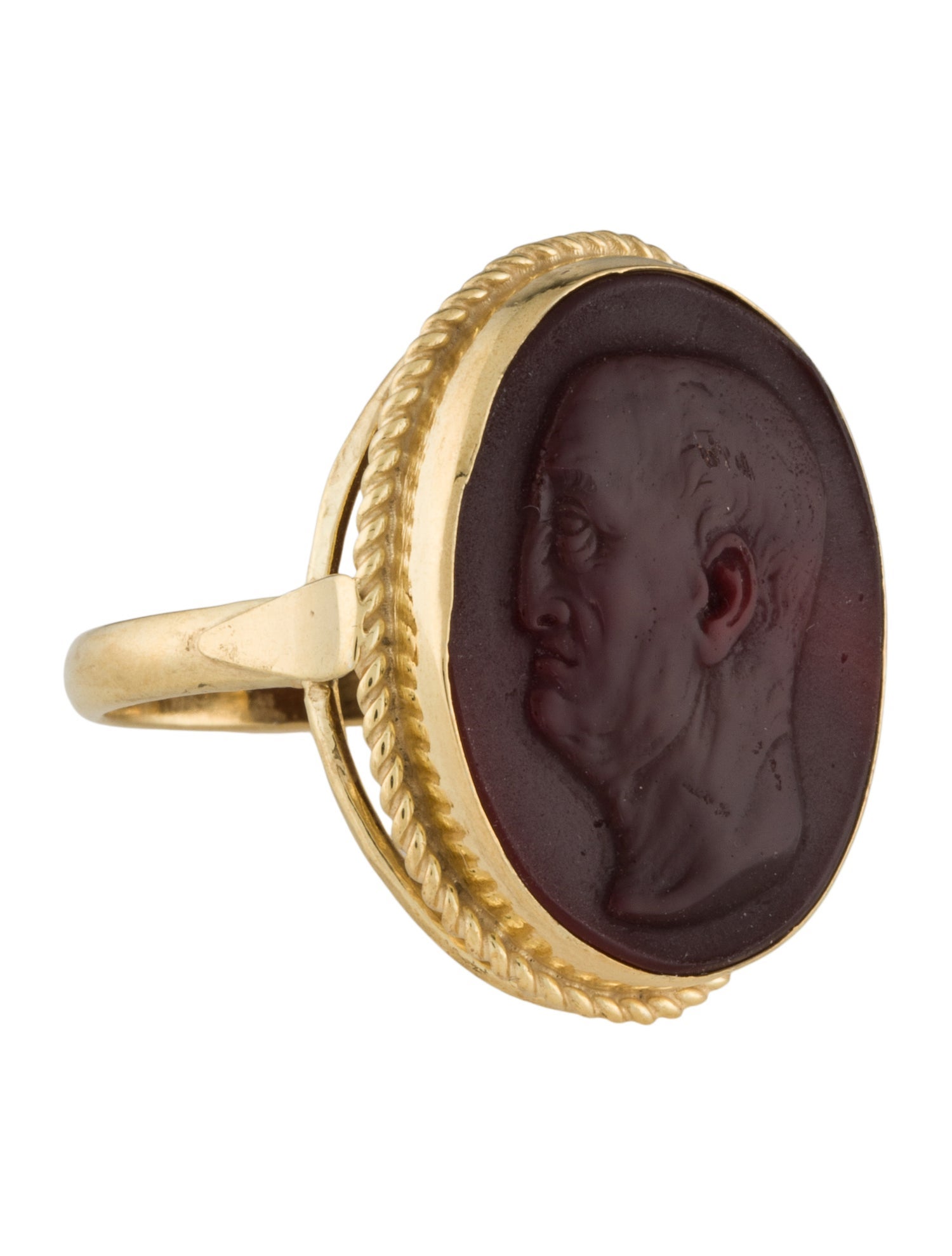 Tagliamonte Venetian Cameo Cocktail Ring