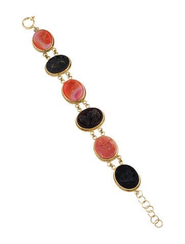 Tagliamonte Link Ceres Venetian Cameo & Intaglio Bracelet
