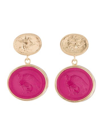 Tagliamonte Drop Chimera Venetian Cameo Earrings