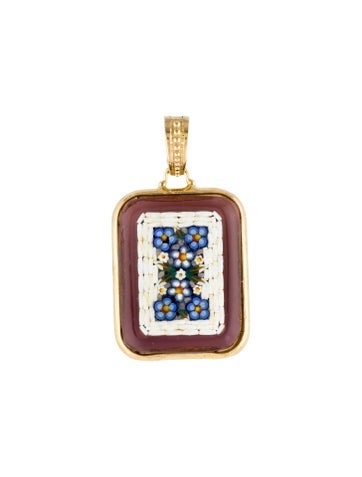 Tagliamonte Pendant Necklace Micro-Mosaic Enhancer