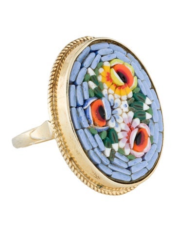 Tagliamonte Cocktail Ring Ceramic Mosaic 9