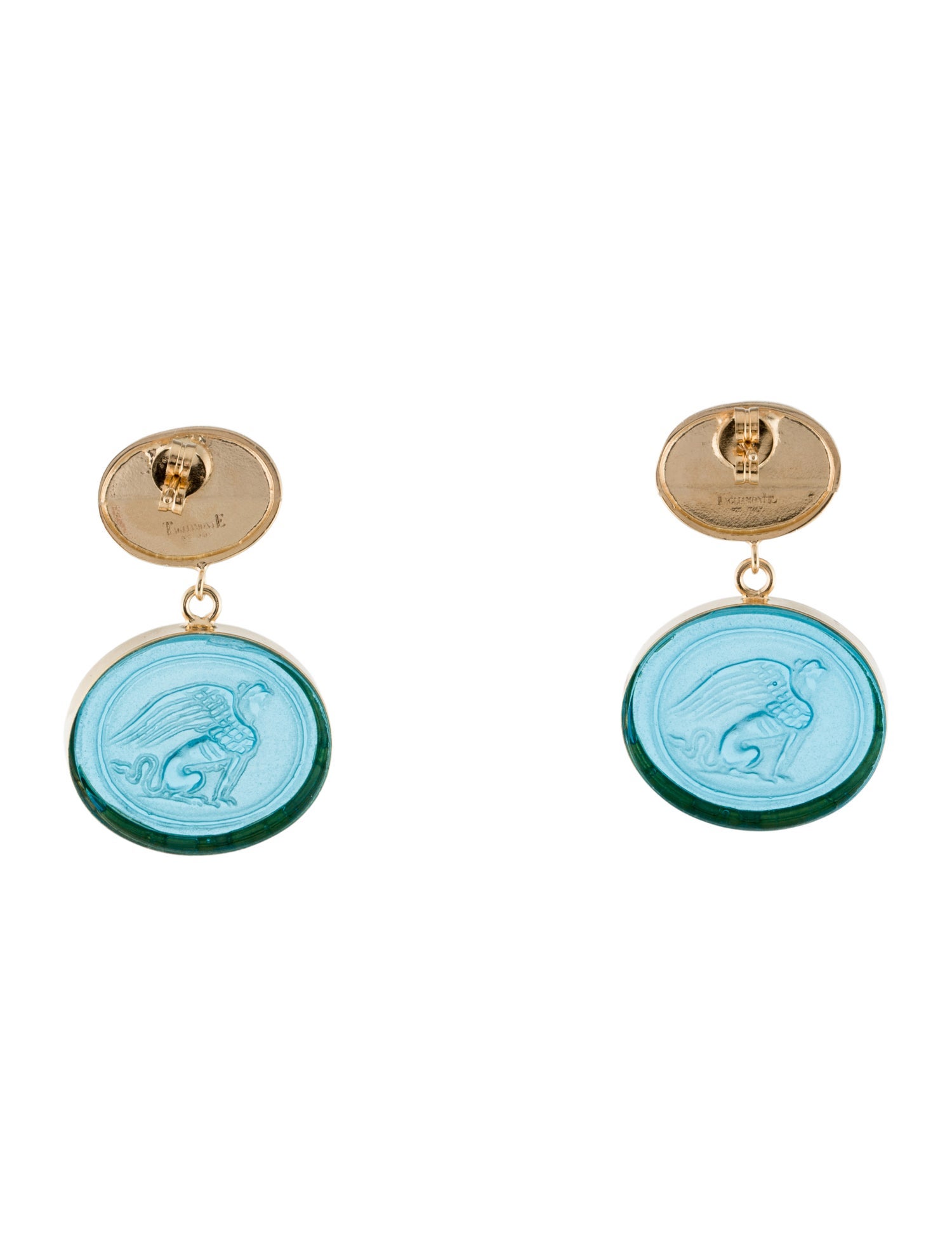 Tagliamonte Glass Venetian Cameo Earrings