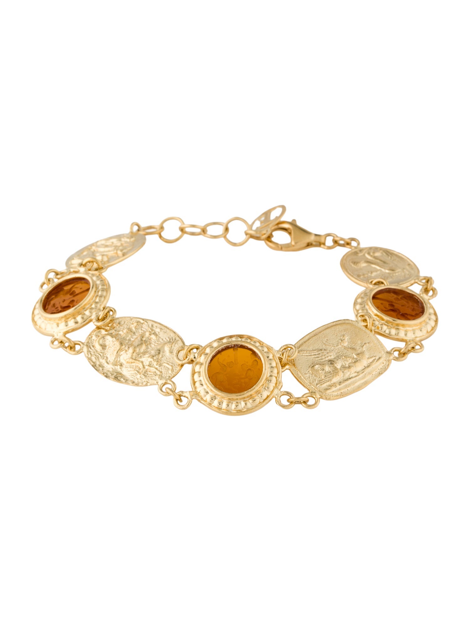 Tagliamonte Venetian Glass Link Bracelet