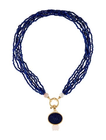 Tagliamonte Multistrand Venetian Cameo Statement Necklace