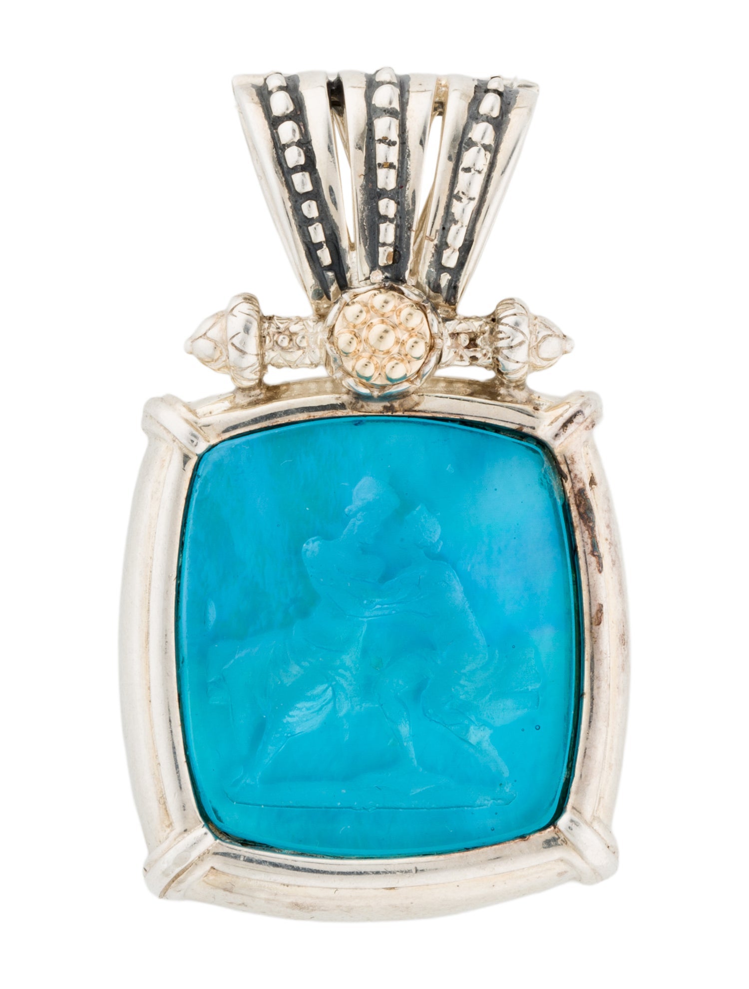 Tagliamonte Venetian Glass & Mother Of Pearl Pendant