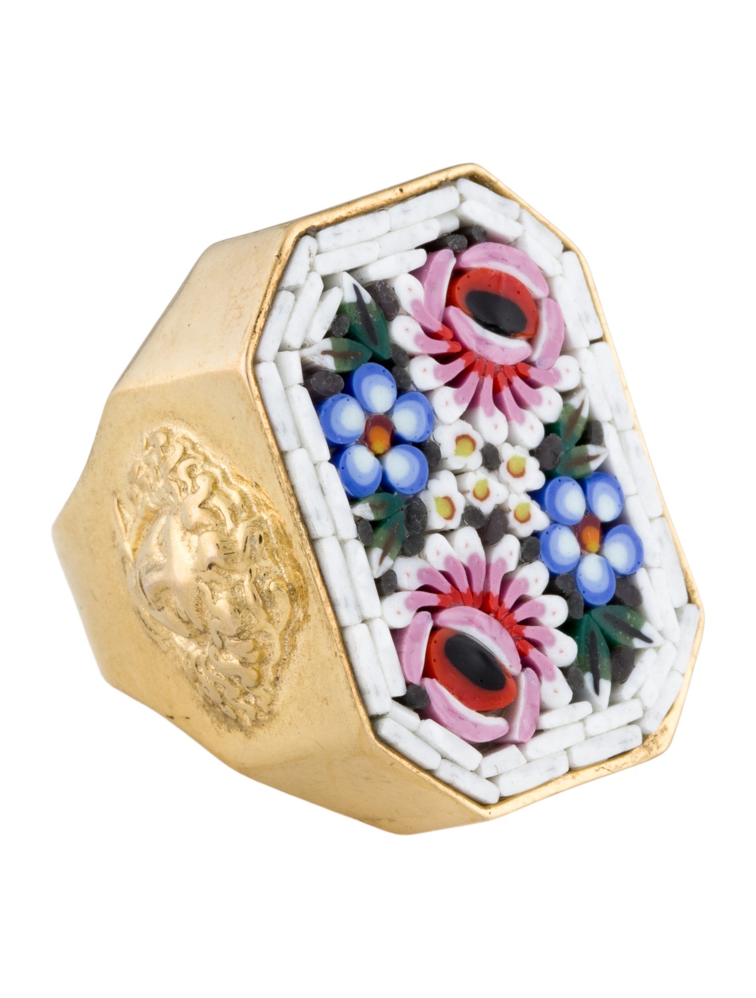Tagliamonte Micro-Mosaic Cocktail Ring