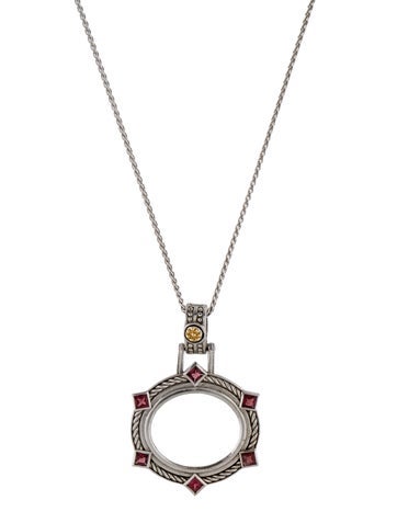 Tagliamonte Pendant Necklace Venetian & Garnet
