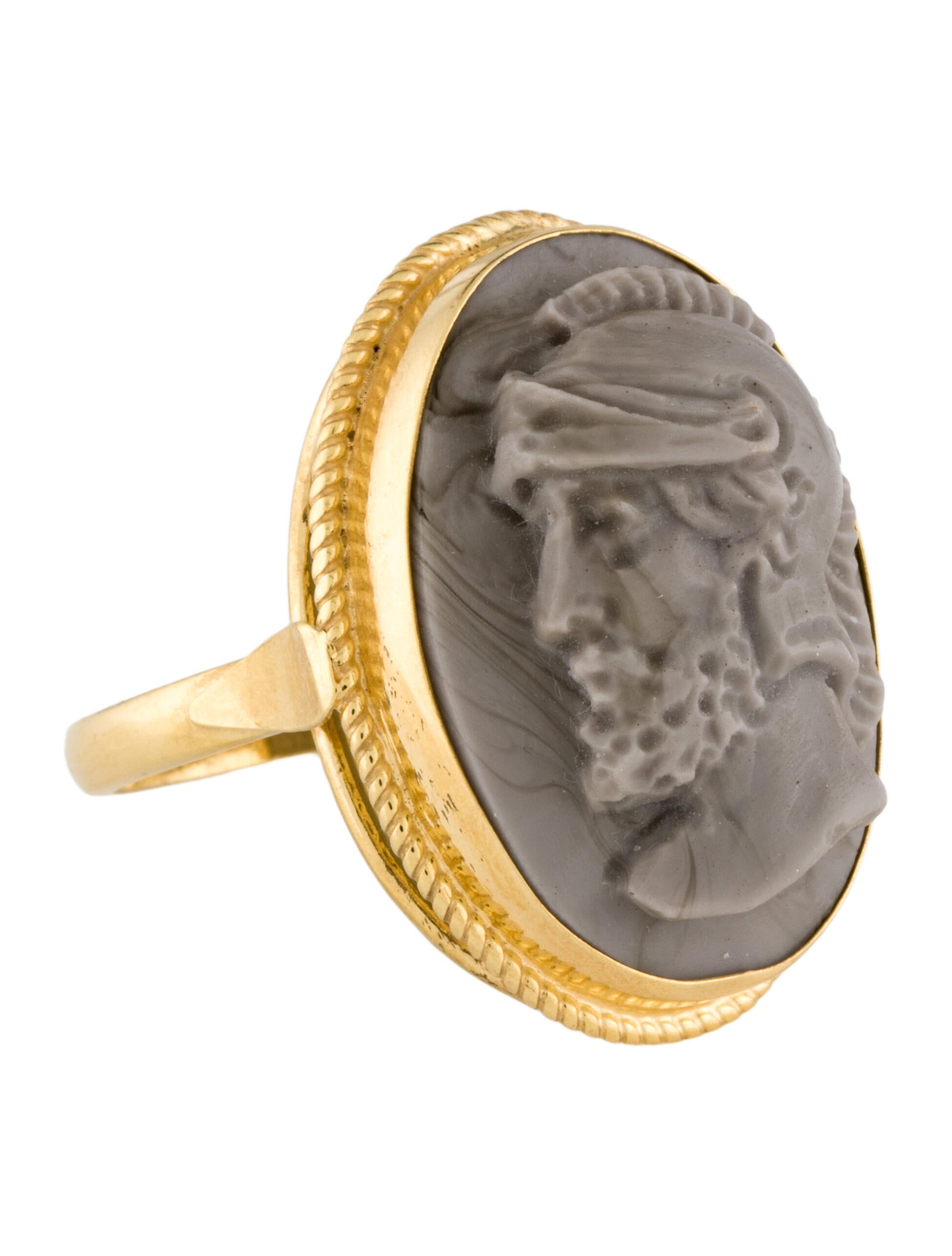 Tagliamonte Ventian Centurion Cameo Cocktail Ring