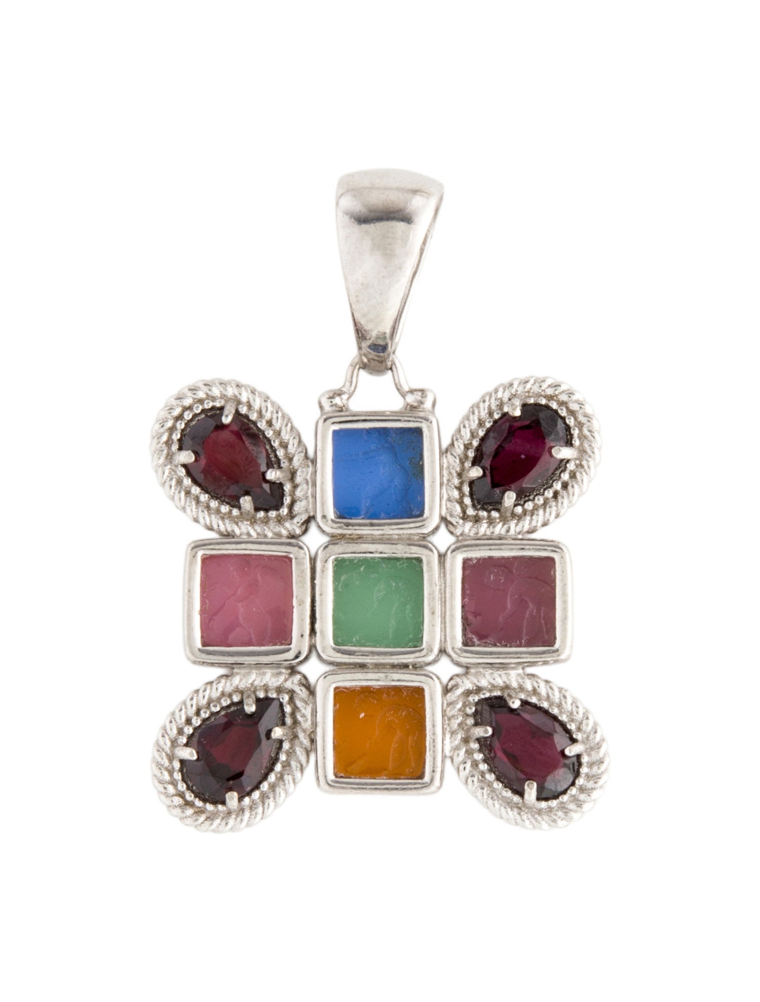 Tagliamonte Venetian & Garnet Pendant