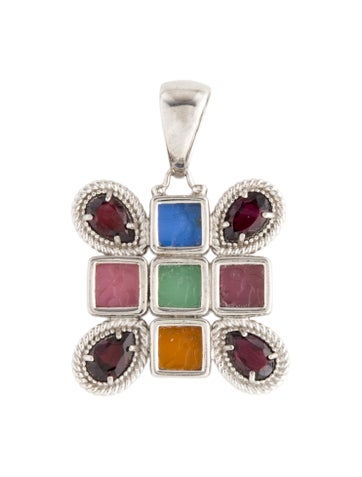 Tagliamonte Pendant Necklace Venetian & Garnet