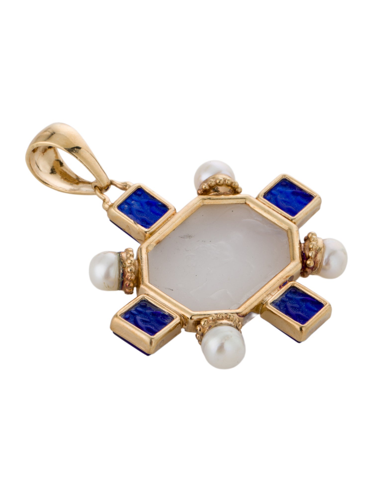 Tagliamonte Pearl & Venetian Cameo Pendant
