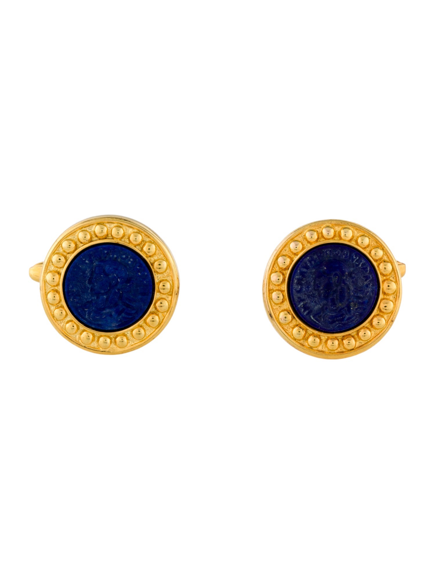 Tagliamonte Lapis Lazuli Cameo Cufflinks