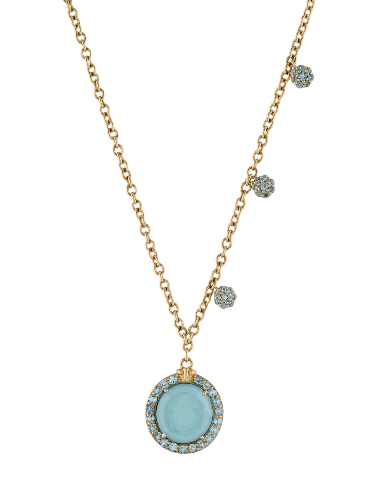 Tagliamonte Venetian & Topaz Pendant Necklace