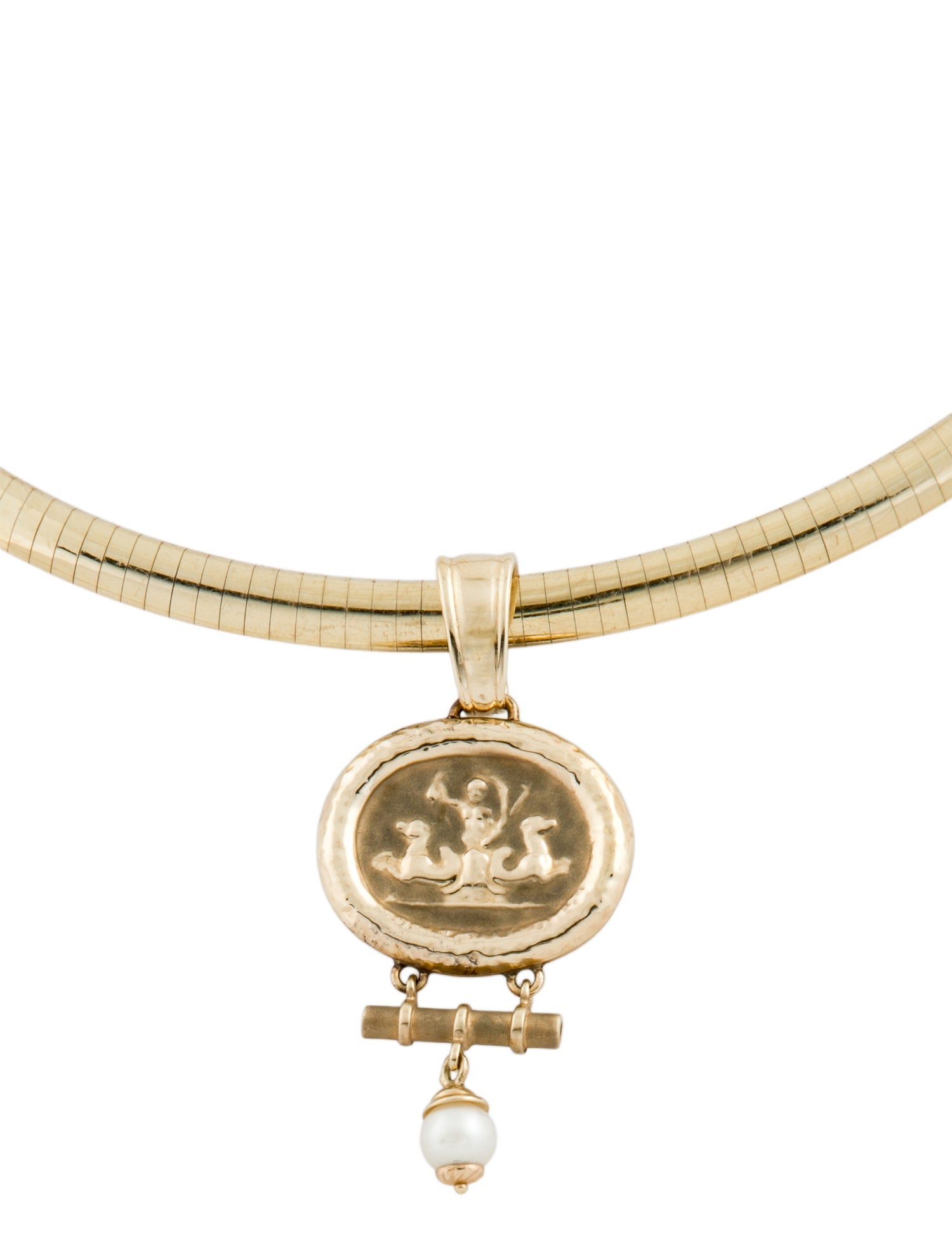 Tagliamonte 14K Pearl Pendant Necklace