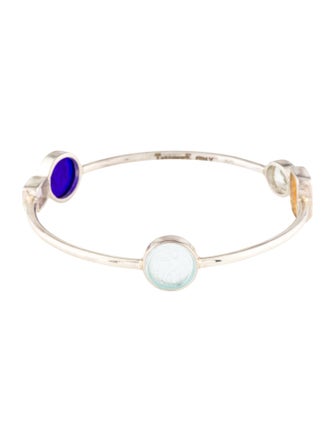 Tagliamonte Venetian, Amethyst & Aquamarine Bangle