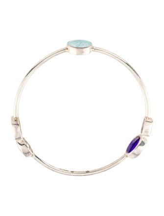 Tagliamonte Venetian, Amethyst & Aquamarine Bangle
