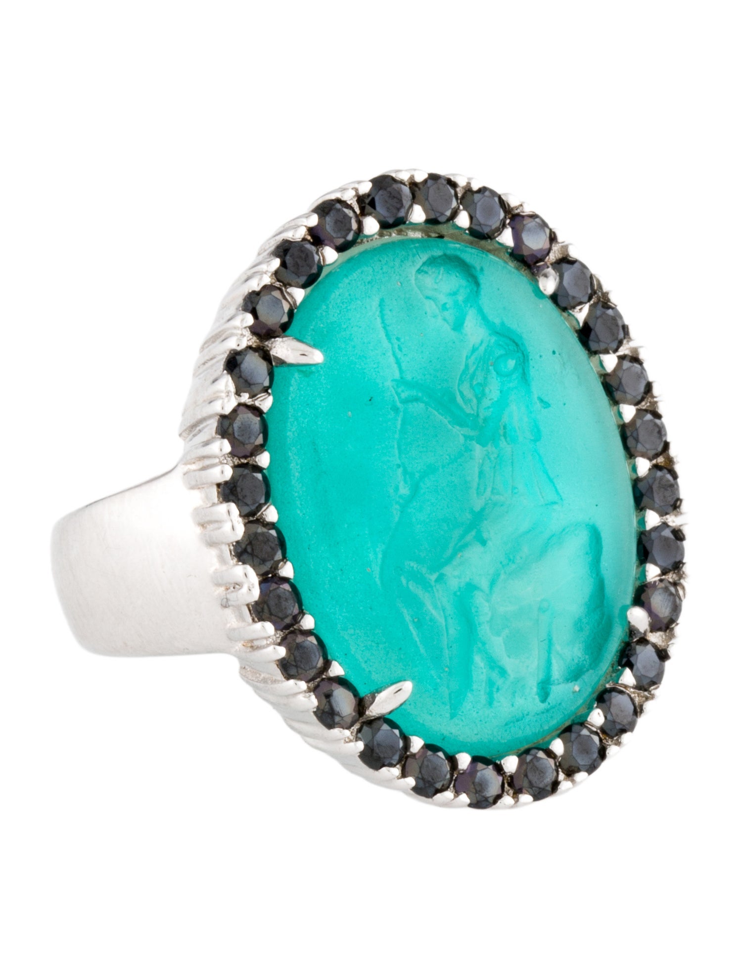 Tagliamonte Mother of Pearl, Venetian & Spinel Muse Ring