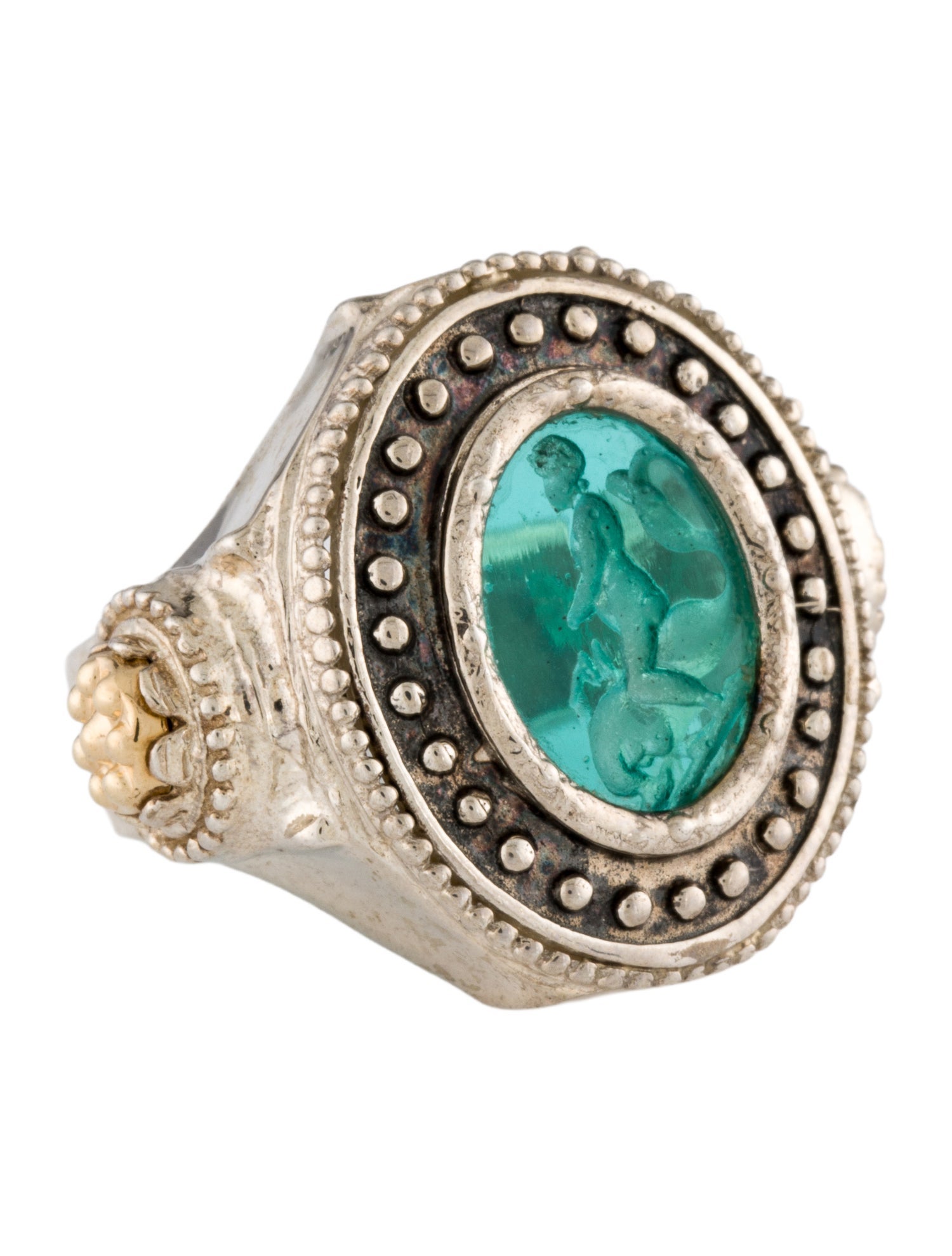 Tagliamonte Angel Venetian Intaglio Cocktail Ring