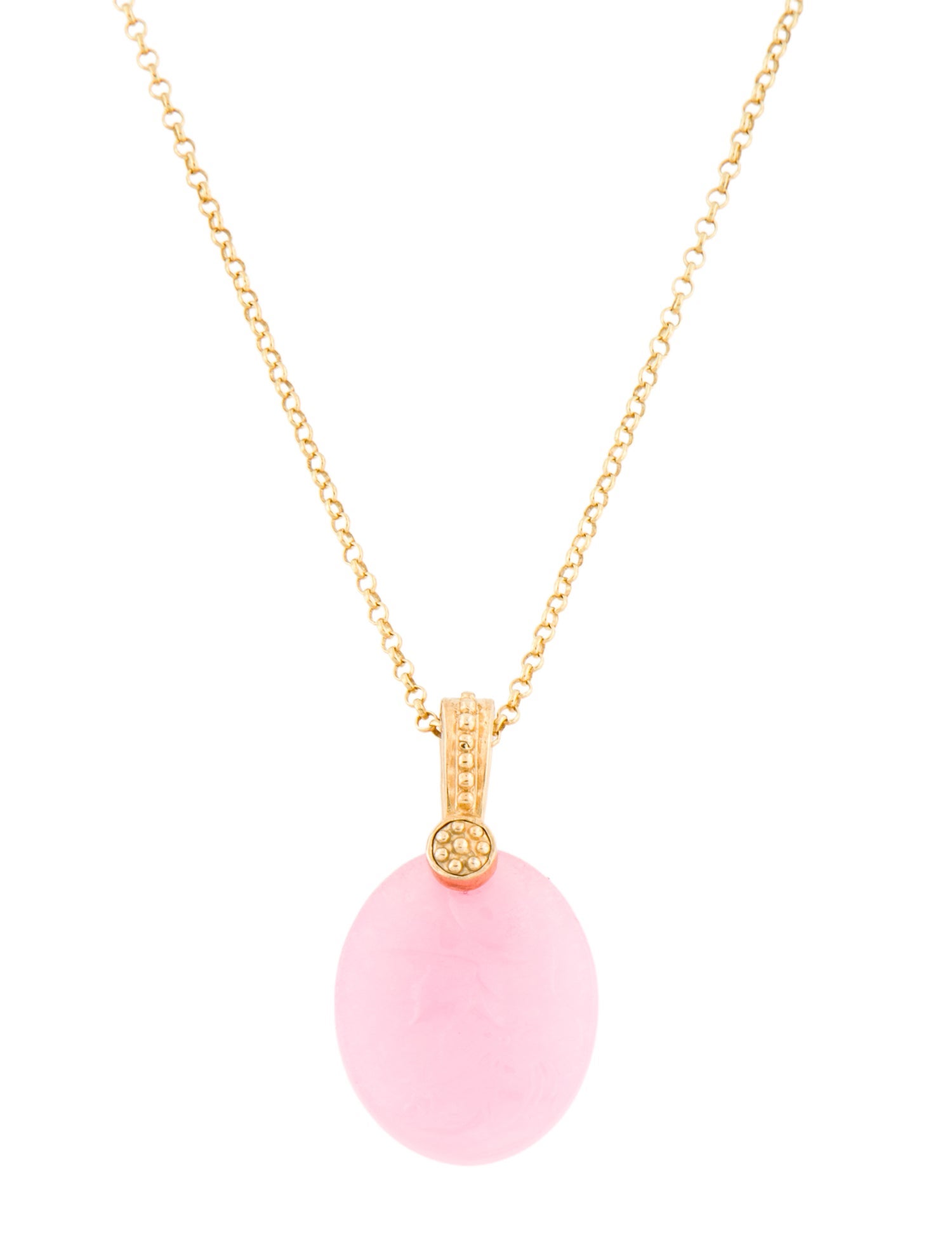 Tagliamonte Dyed Quartzite Cameo Necklace