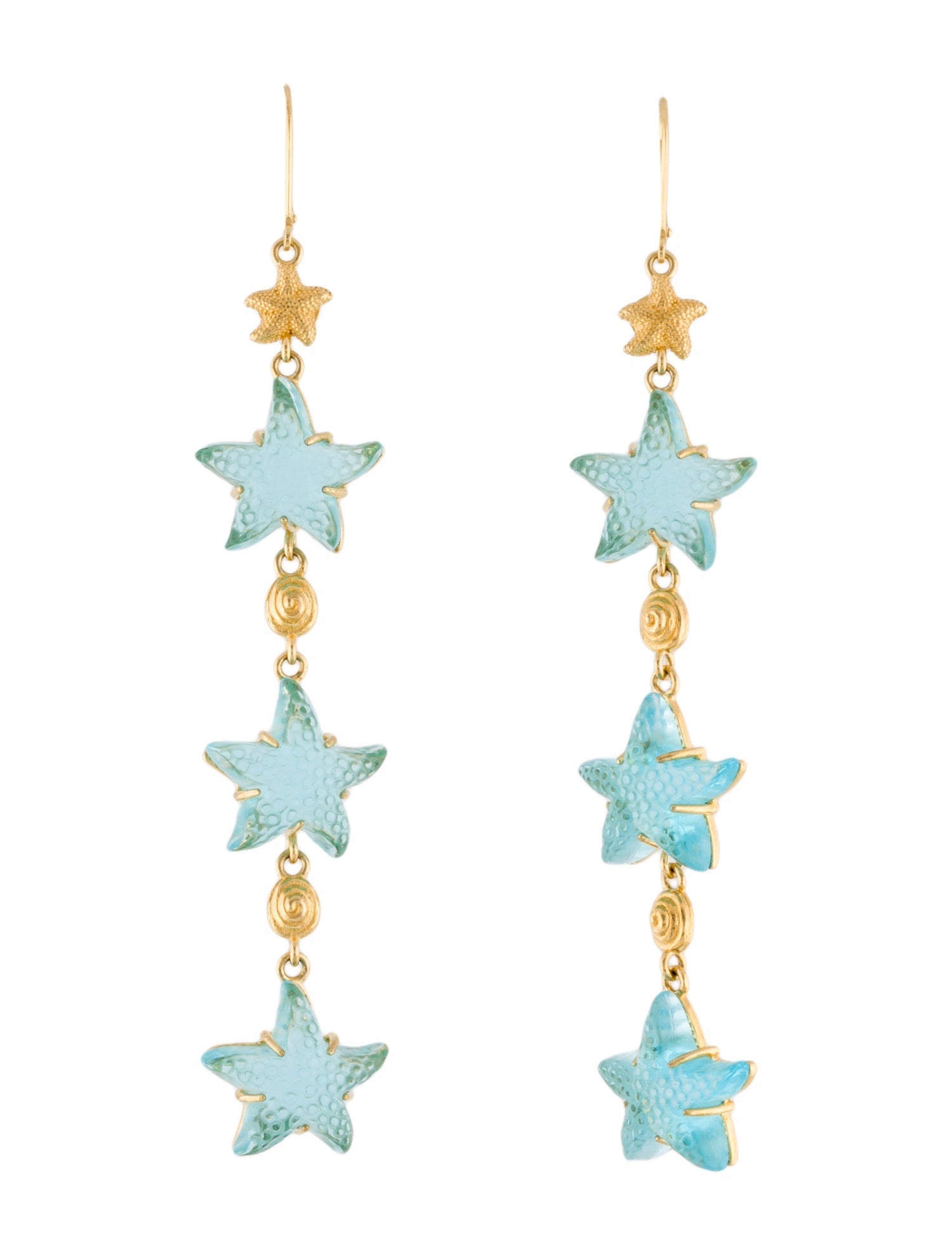 Tagliamonte Venetian Glass Starfish Drop Earrings