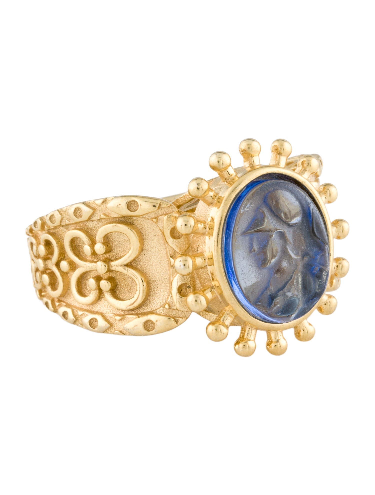 Tagliamonte Venetian Intaglio Cocktail Ring