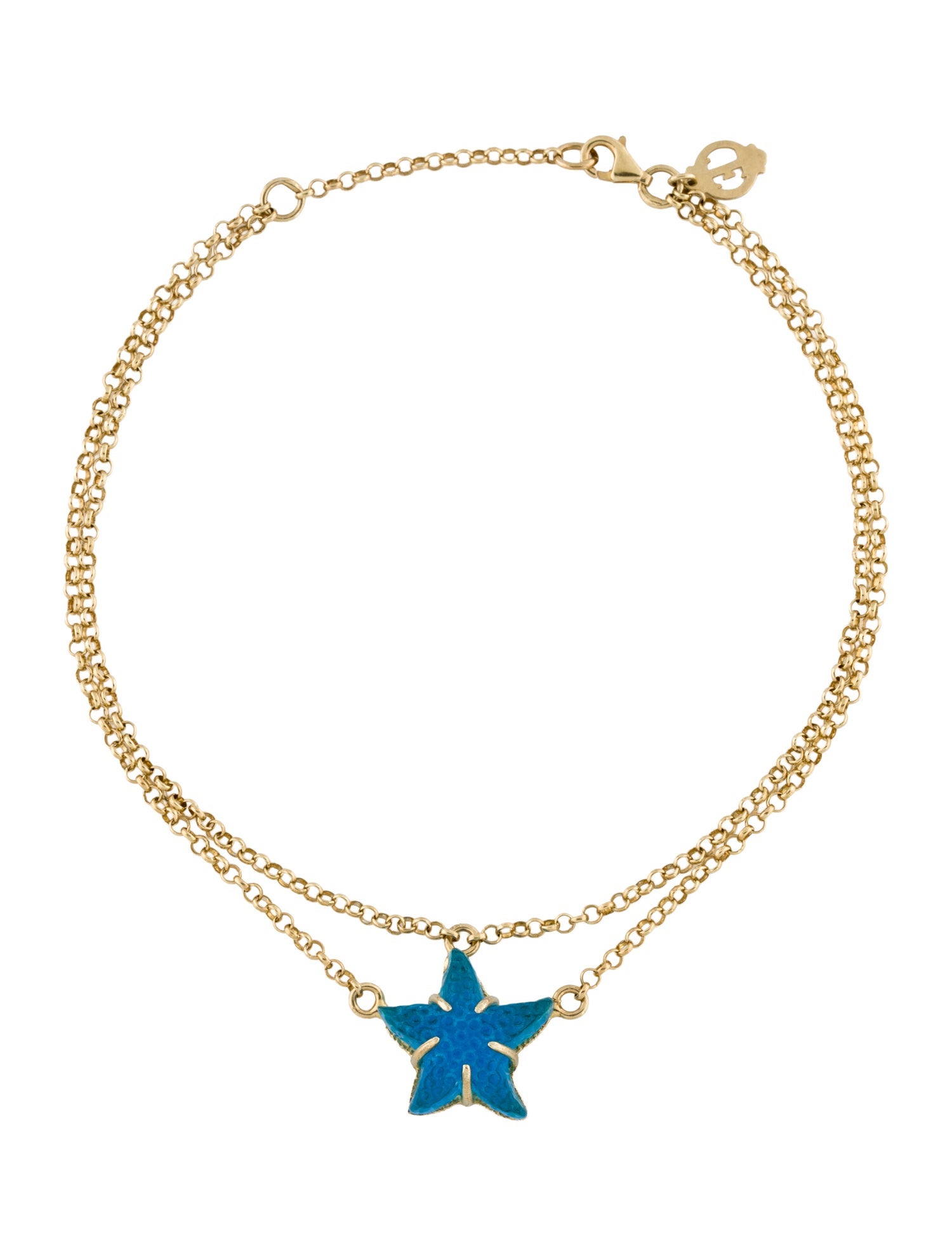 Tagliamonte Venetian Cameo Starfish Anklet