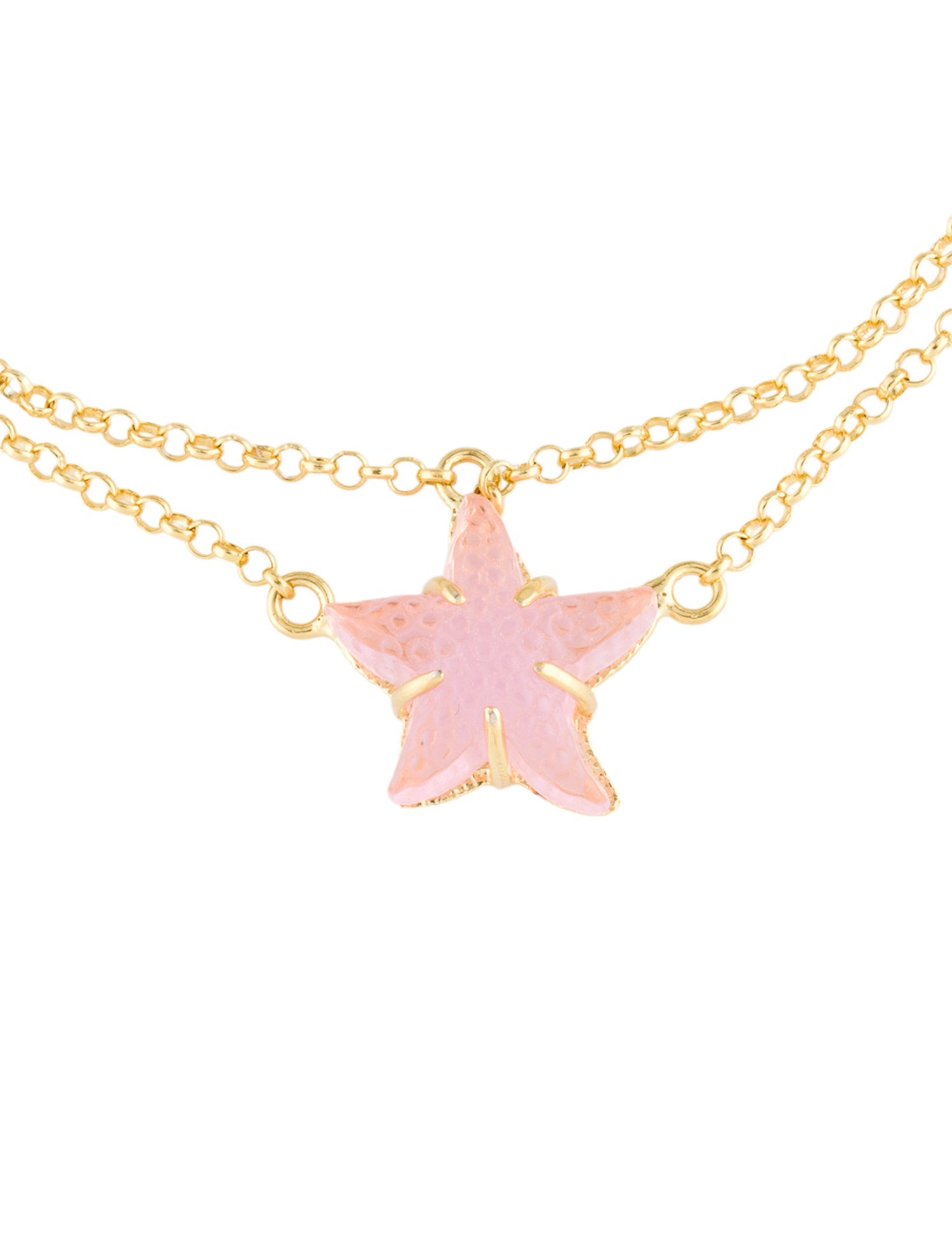 Tagliamonte Venetian Glass Cameo Starfish Anklet
