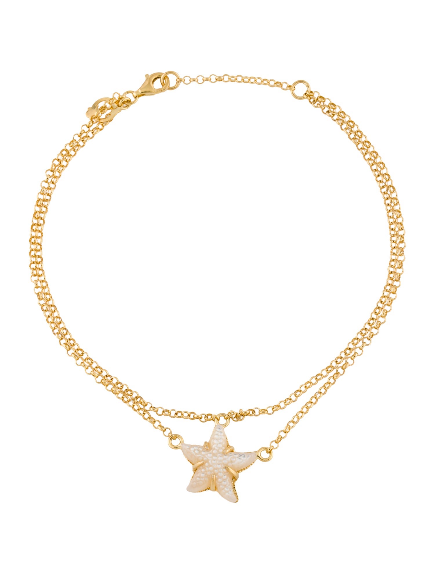 Tagliamonte Mother of Pearl Starfish Anklet