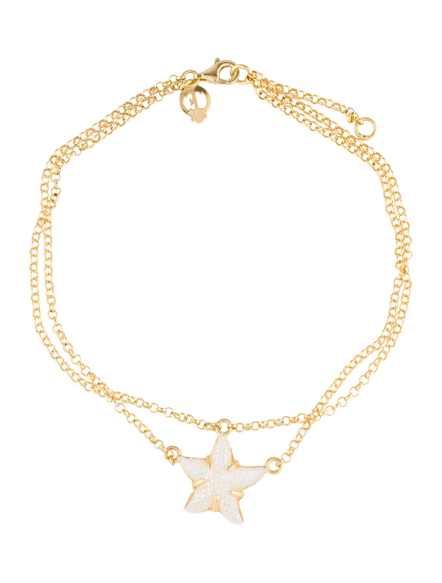 Tagliamonte Venetian Cameo Starfish Anklet