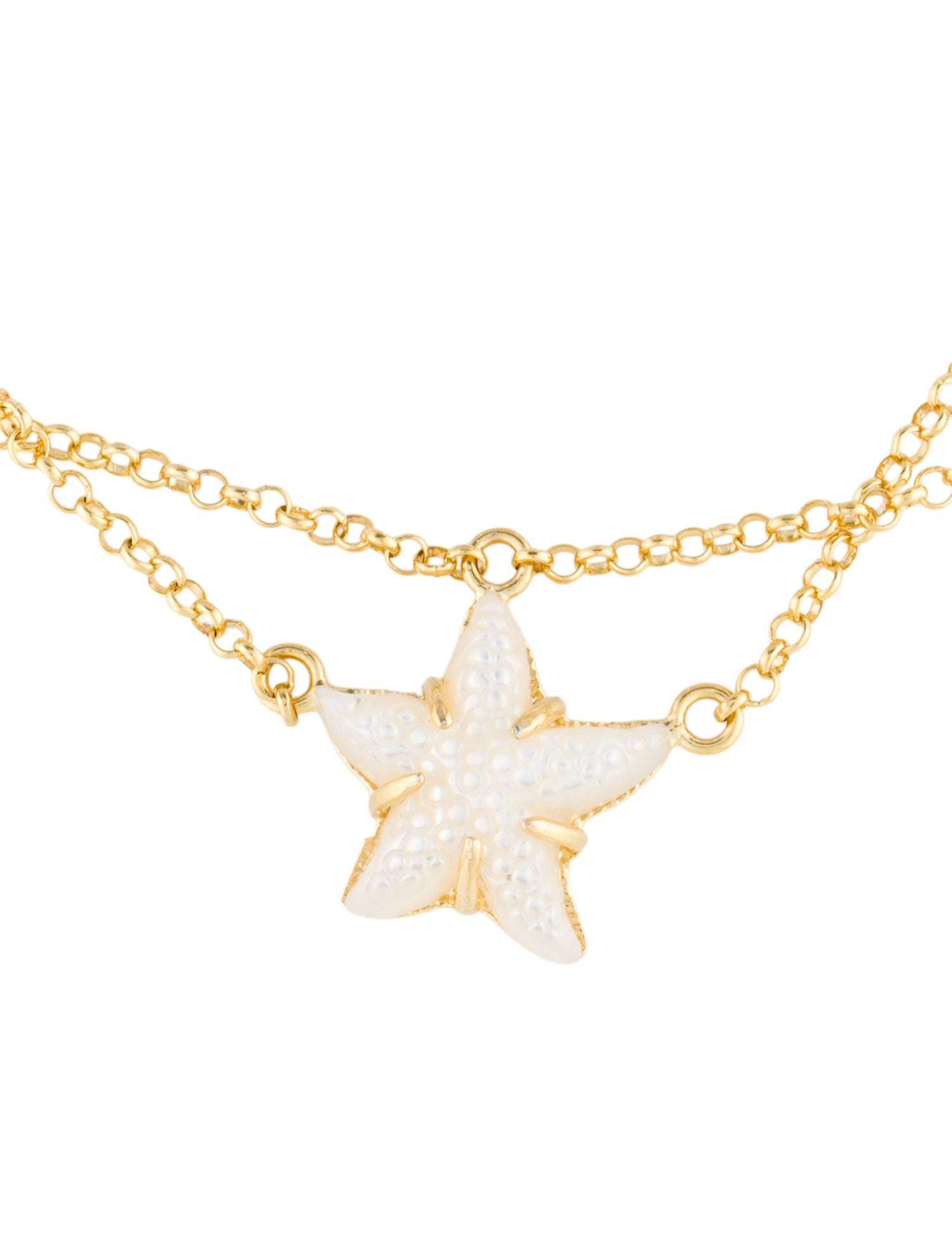 Tagliamonte Venetian Cameo Starfish Anklet