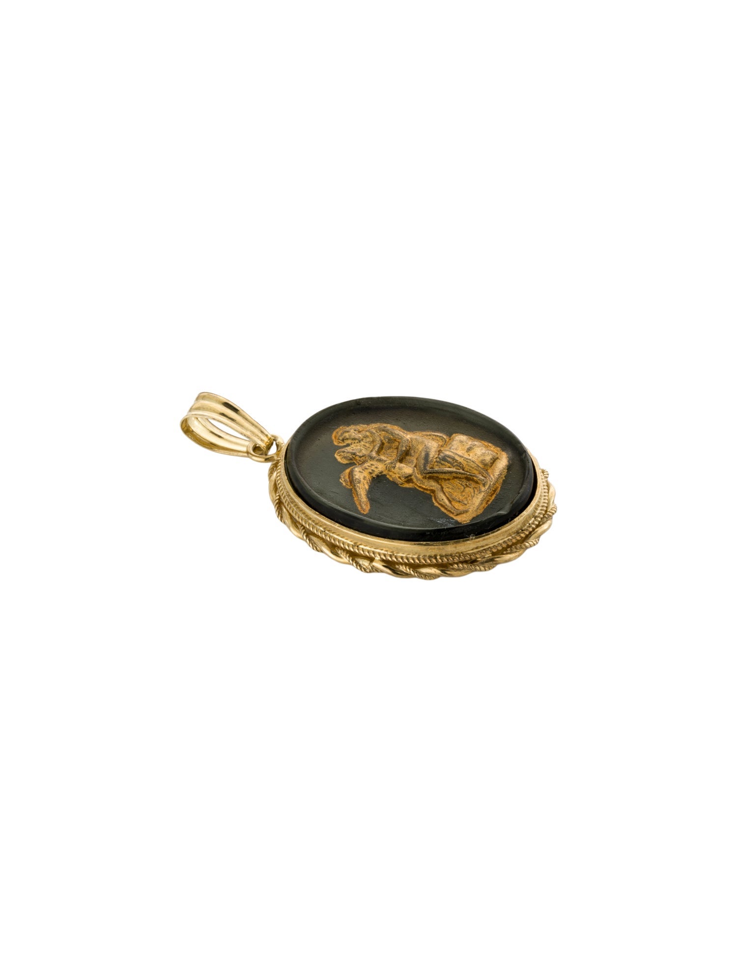 Tagliamonte Intaglio Cupid & Psyche Pendant