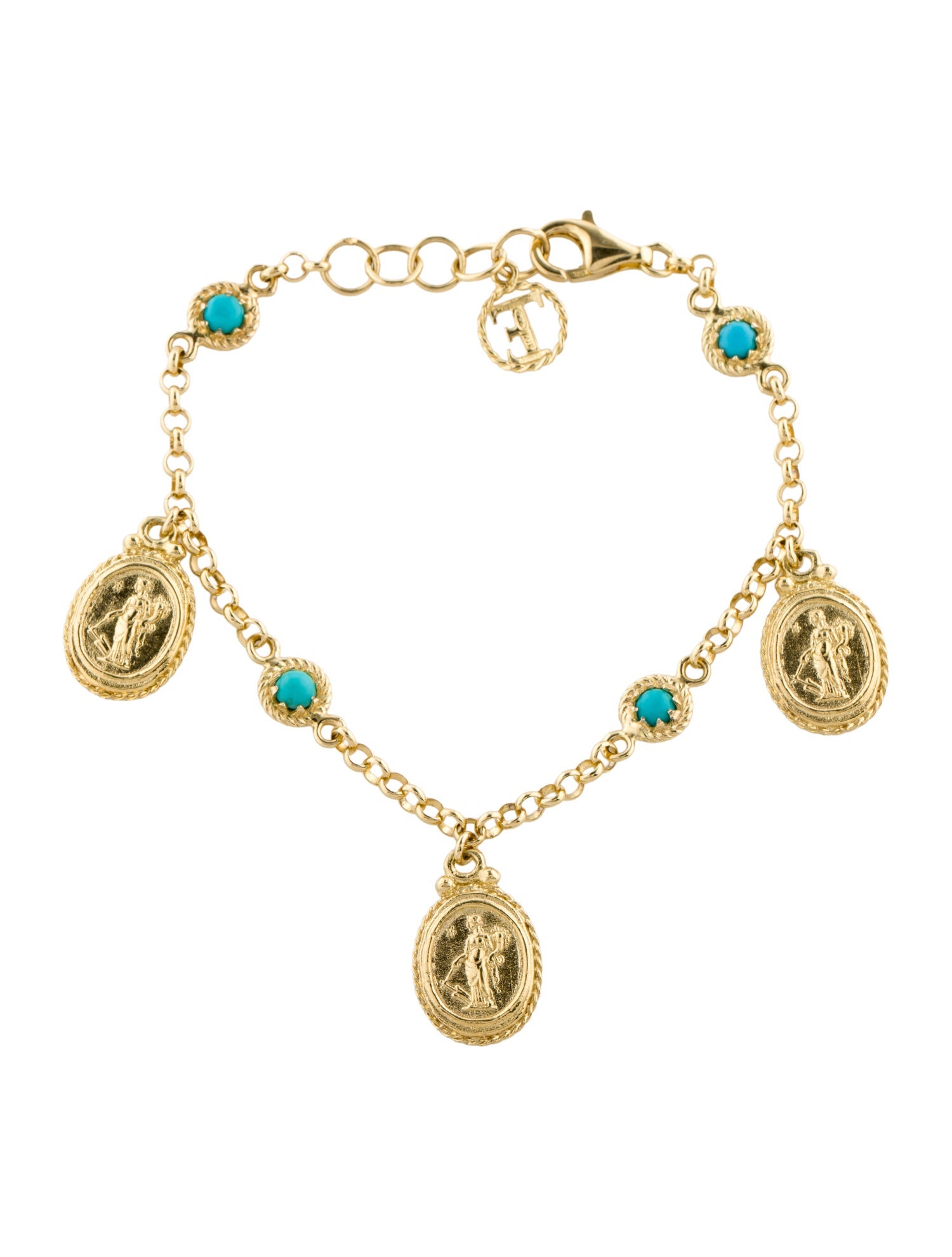 Tagliamonte Turquoise Station Bracelet