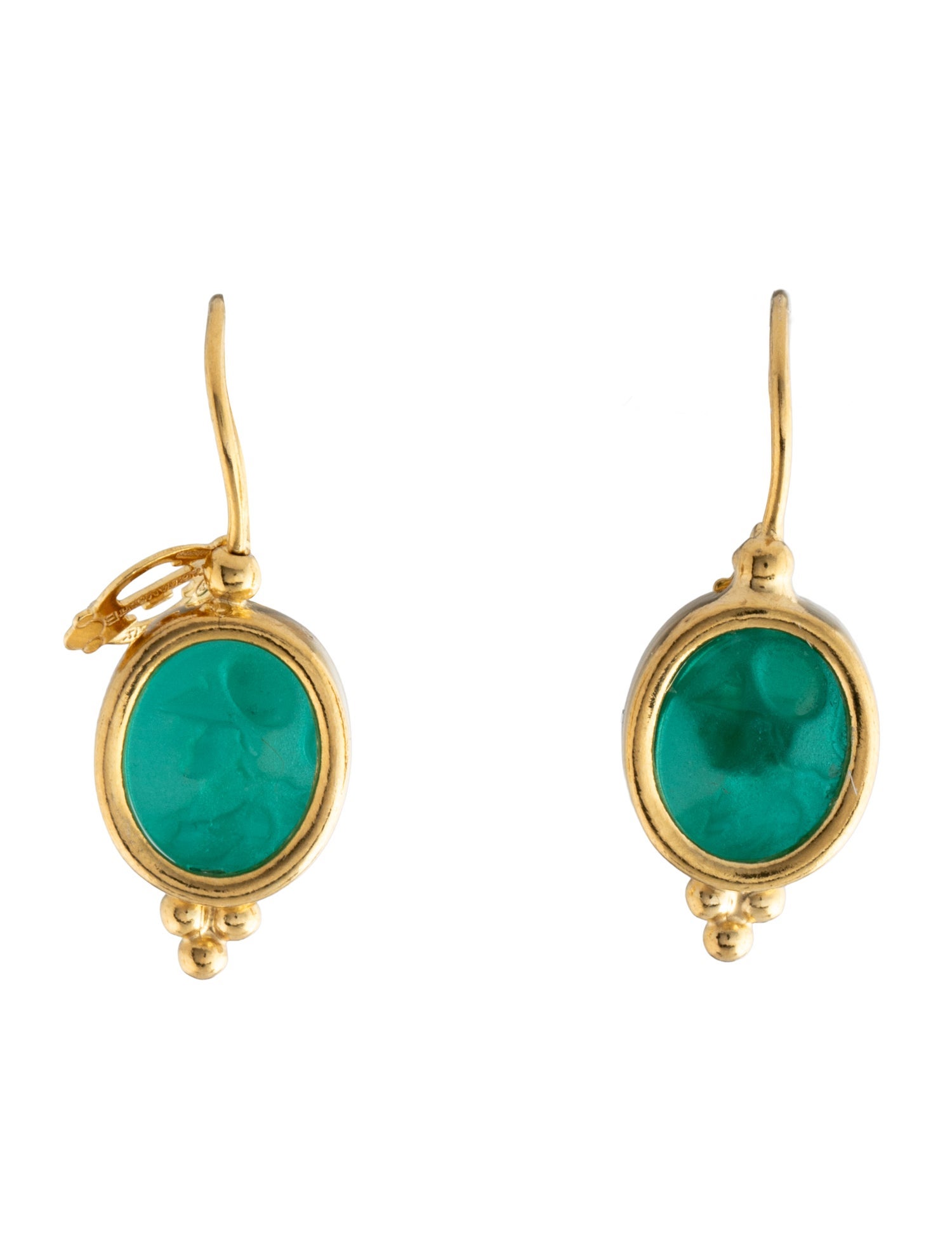 Tagliamonte Glass Cameo Drop Earrings