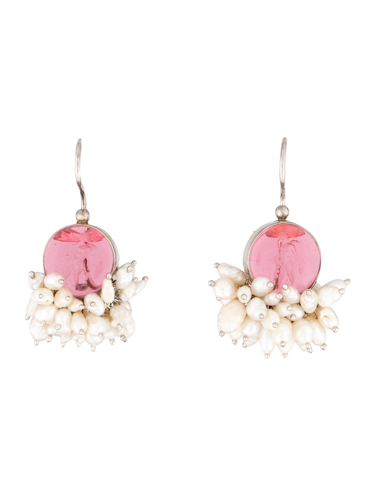 Tagliamonte Pearl & Venetian Intaglio Drop Earrings