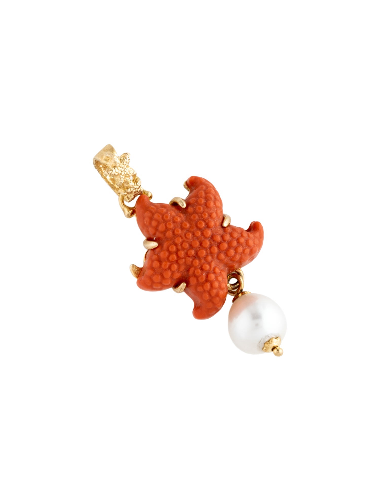 Tagliamonte 14K Pearl & Glass Starfish Pendant