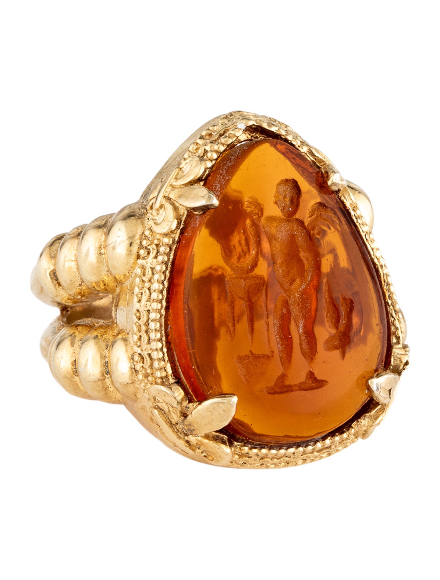 Tagliamonte Venetian Cameo Cupid Ring