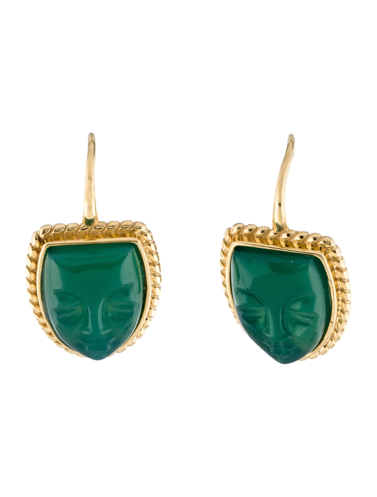 Tagliamonte Dyed Magnesite Cameo Earrings