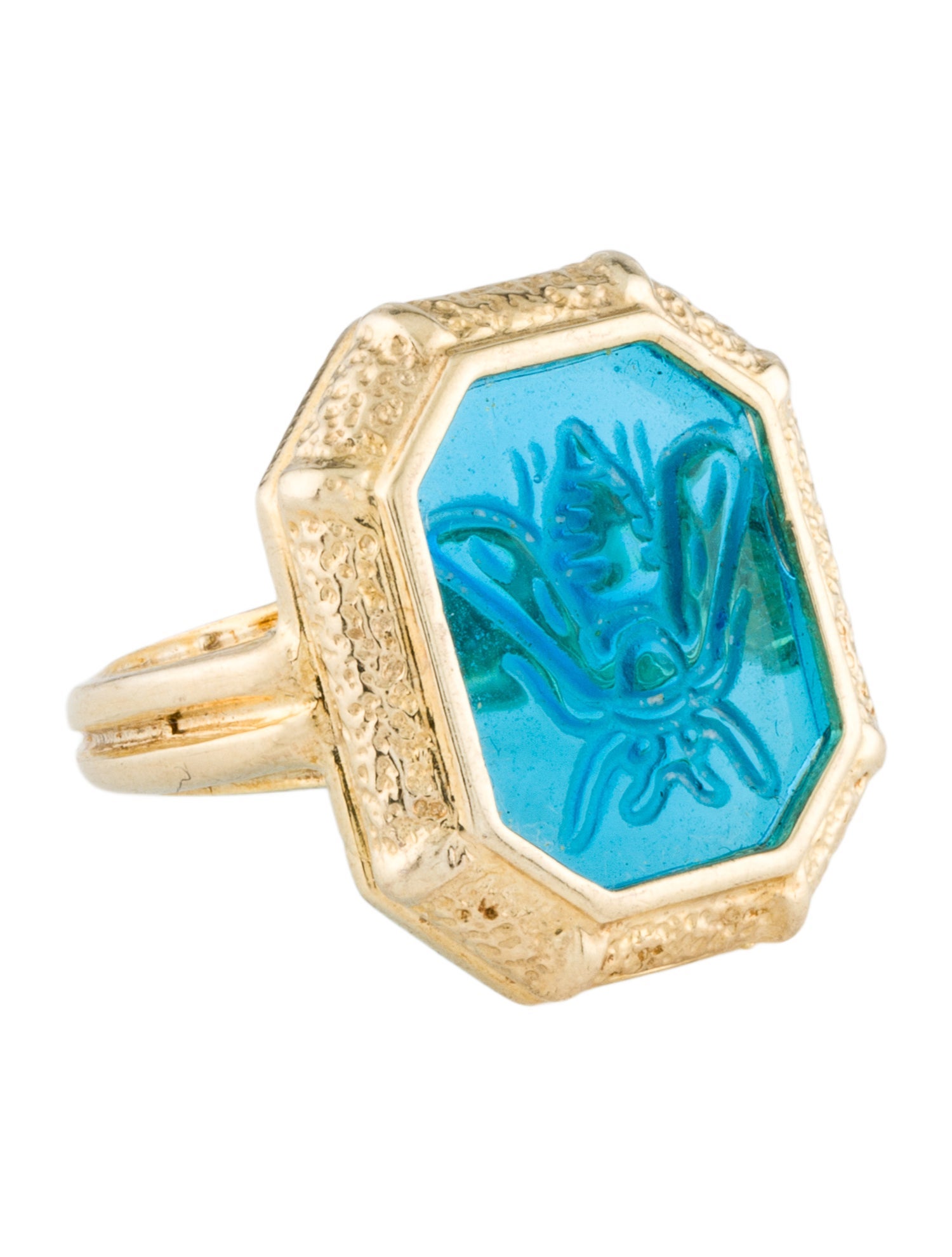 Tagliamonte Bee Venetian Intaglio Cocktail Ring