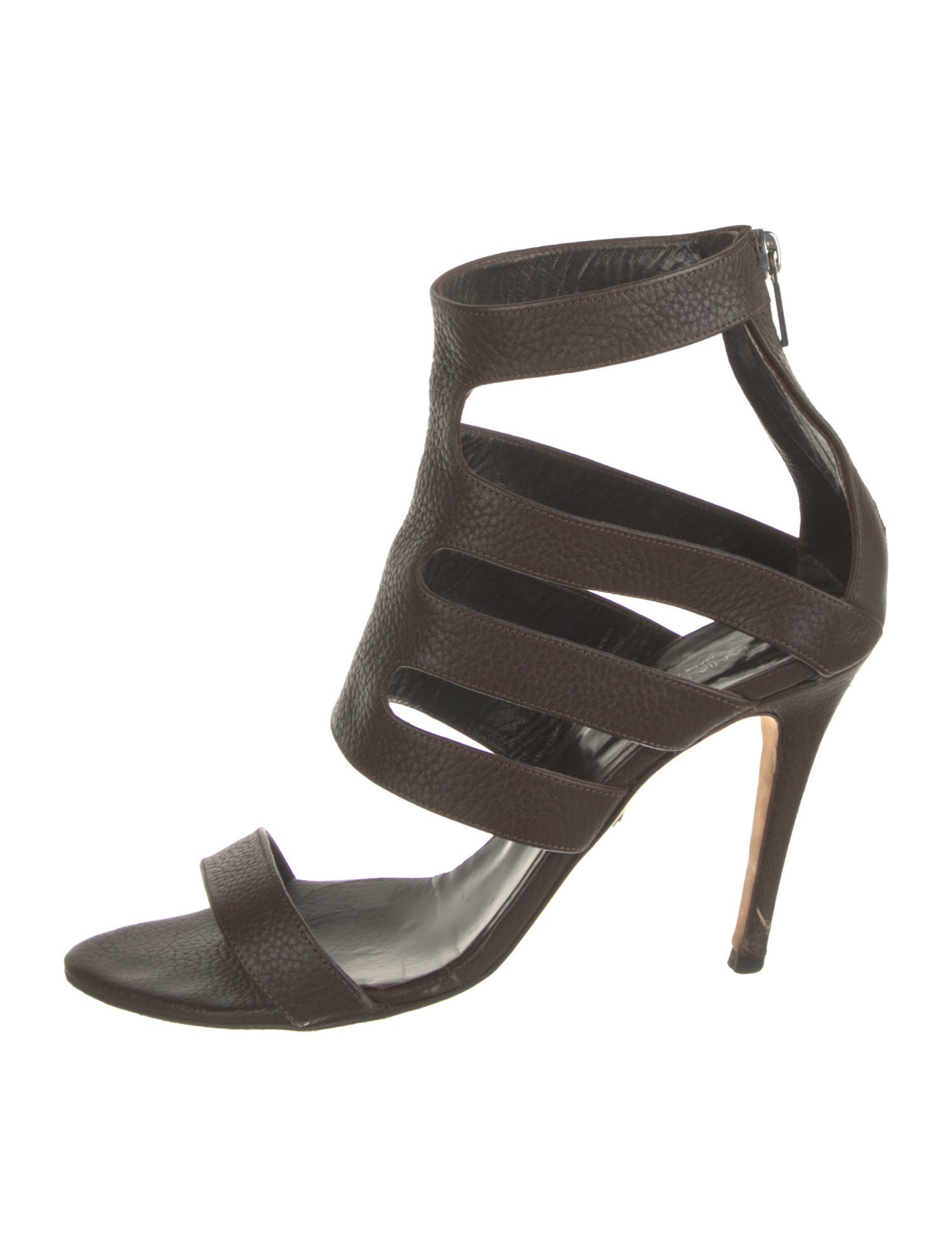 Tania Spinelli Leather Gladiator Sandals