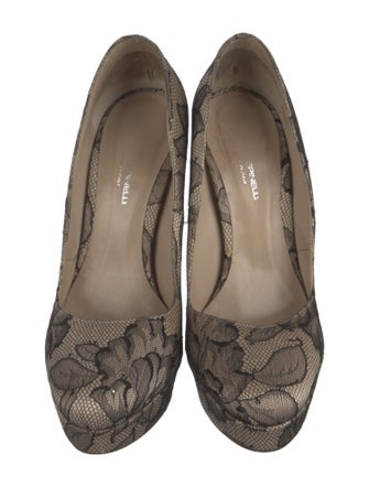 Tania Spinelli Lace Lace Pattern Pumps