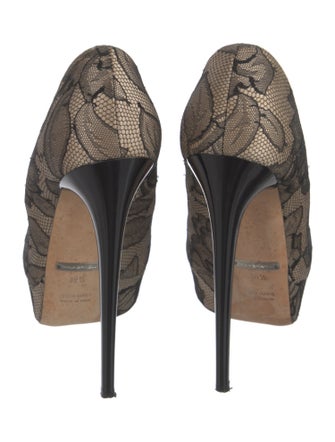 Tania Spinelli Lace Lace Pattern Pumps