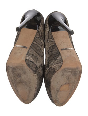 Tania Spinelli Lace Lace Pattern Pumps