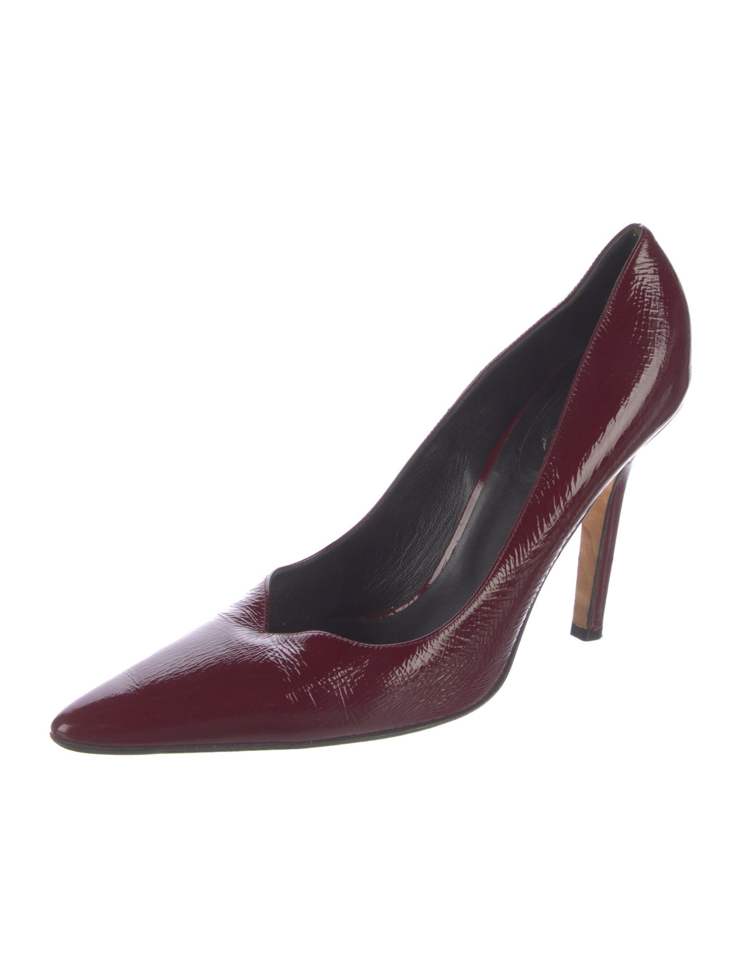 Tania Spinelli Patent Leather Pumps