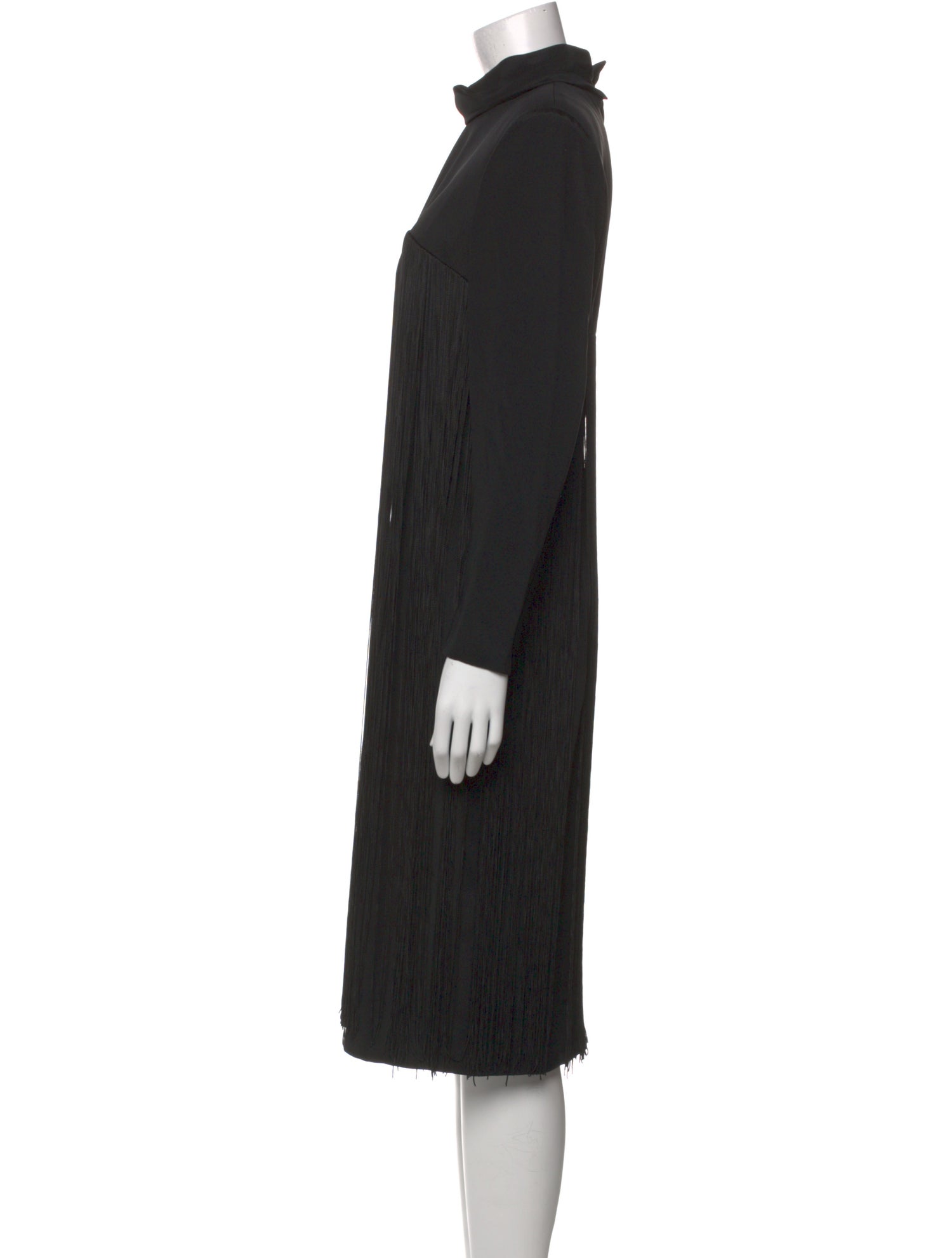Travilla Turtleneck Midi Length Dress
