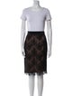 Travilla Lace Lace Pattern Skirt Set