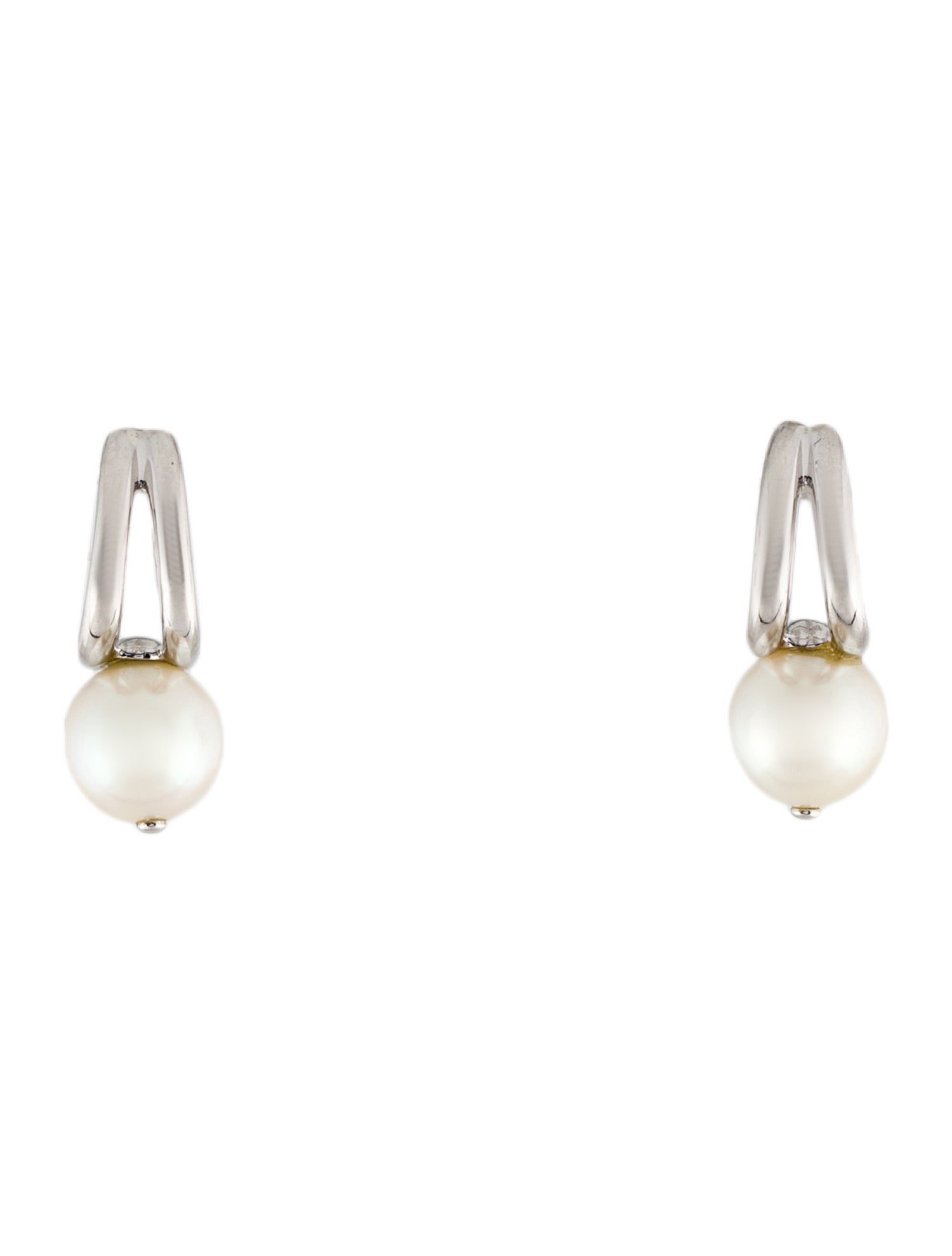 Tasaki 18K Pearl Cuff Drop Earrings